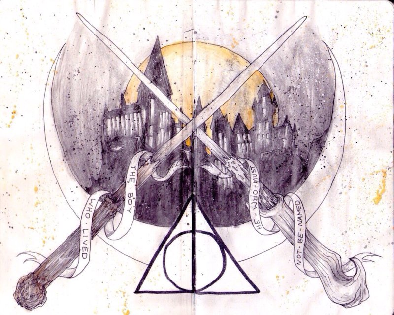 Гарри Поттер рисунок