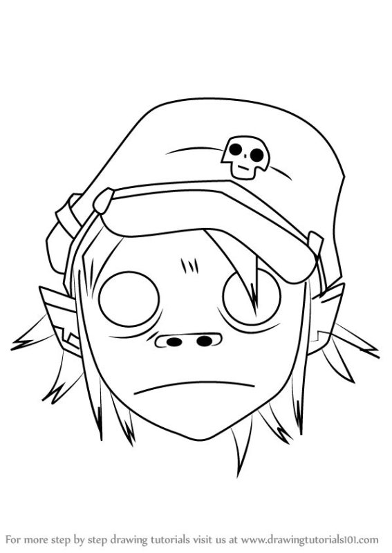 2d gorillaz арт