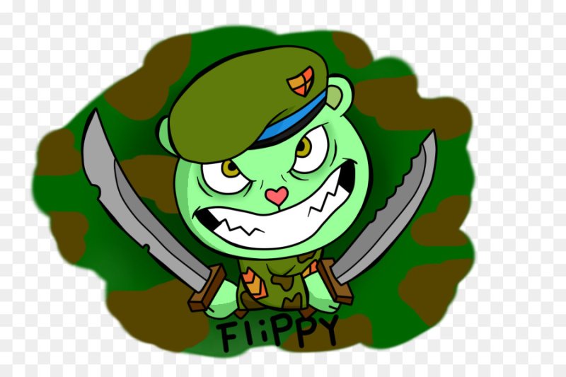 флиппи хэппи три френдс