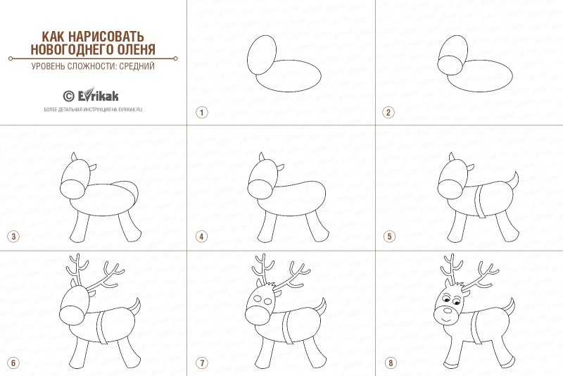 Пошаговая инструкция рисунка
