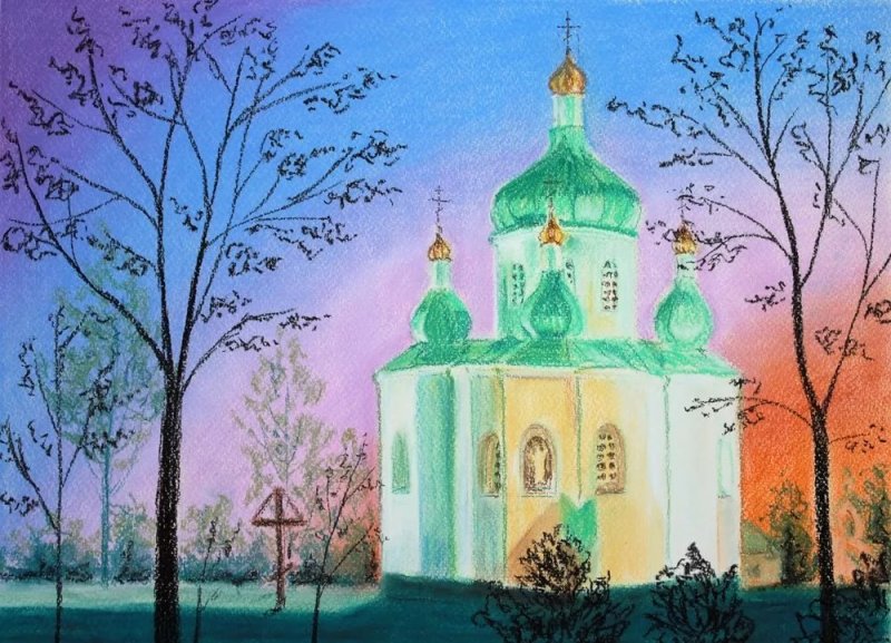 троицкий собор срисовки троицкий