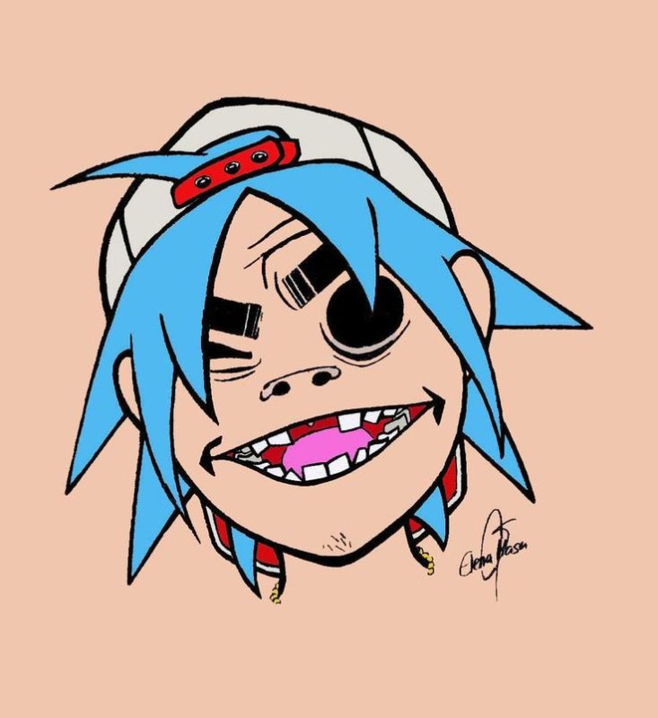 Gorillaz рисунки
