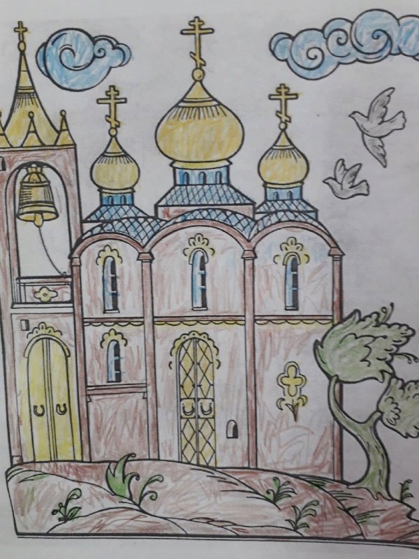 Красота Пресвятого Покрова рисунки