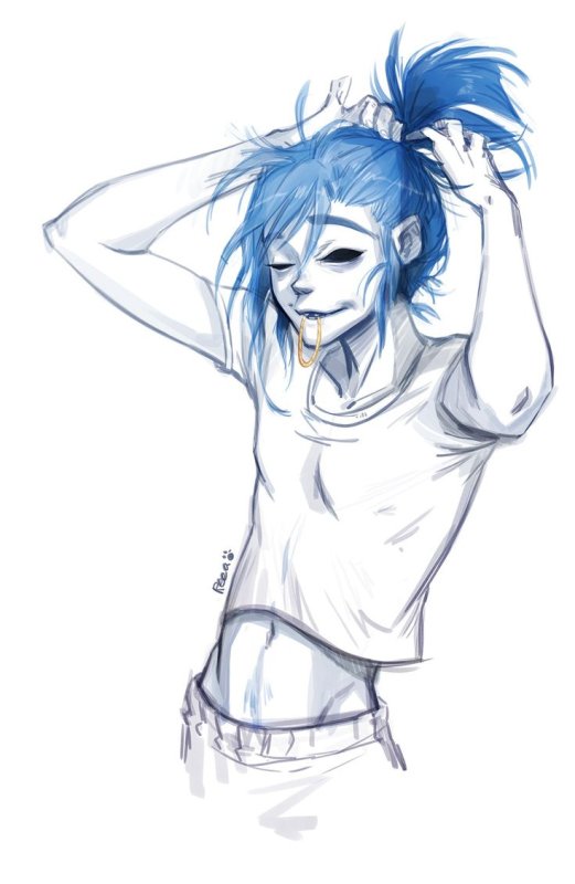 Gorillaz 2d Art