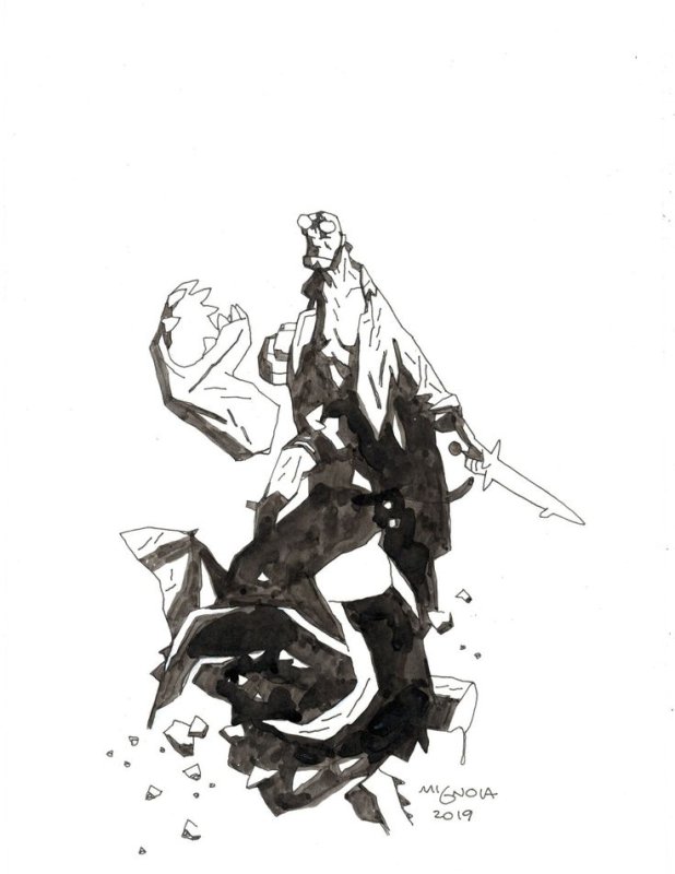 Mike Mignola Sketch
