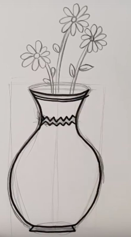 Рисунок вазы