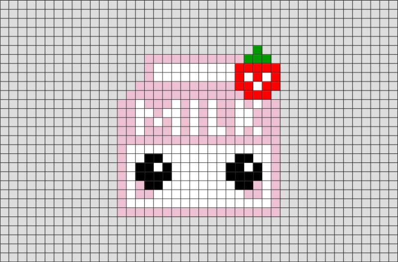 Рисунки по клеточкам лёгкие