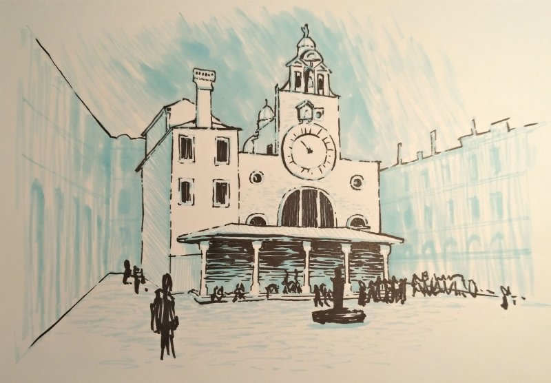 Город рисунок