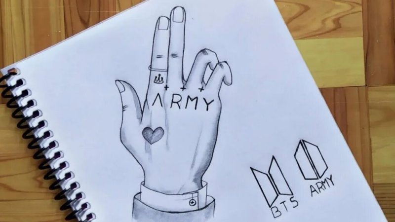 BTS И Army рисунки