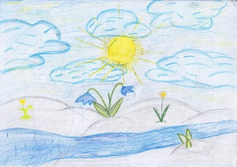 Рисование Весна