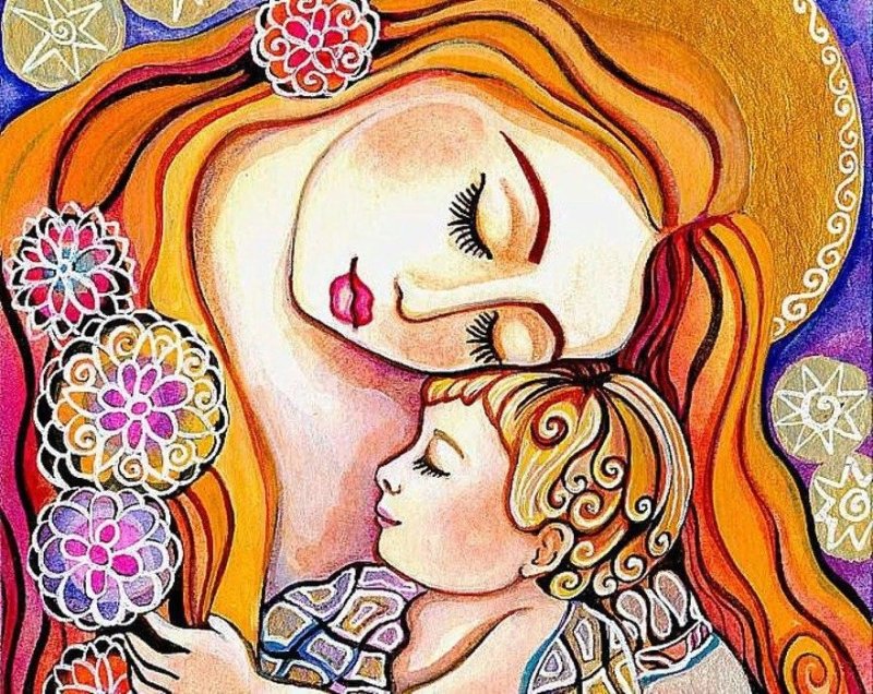 Рисунок на тему маме с любовью
