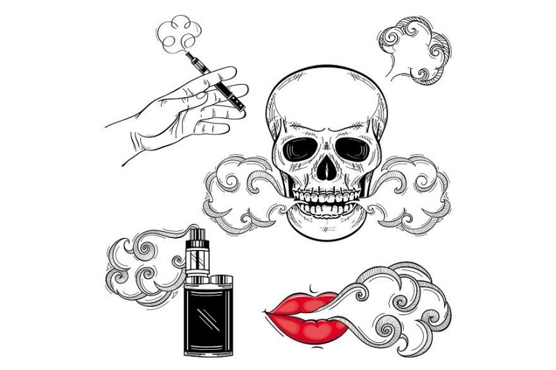 Рисунки карандашом Vape