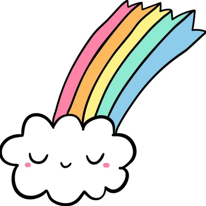 рисунки радуга