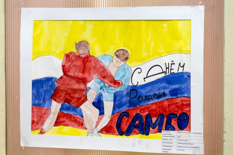 Самбо рисунок детский для школы