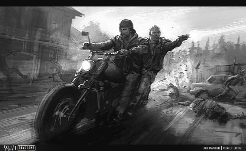 Days gone арты