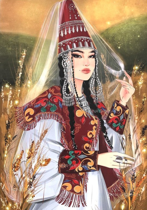 Казахские иллюстрации