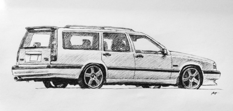 Volvo 850 чертеж
