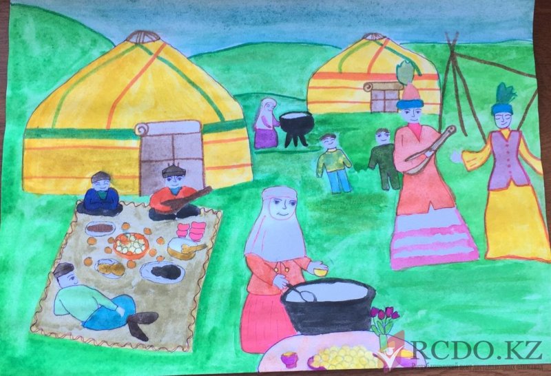 Иллюстрация к празднику Наурыз