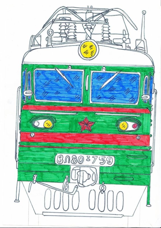 Вл80 рисунок