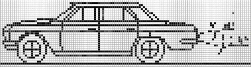 Машина по клеточкам