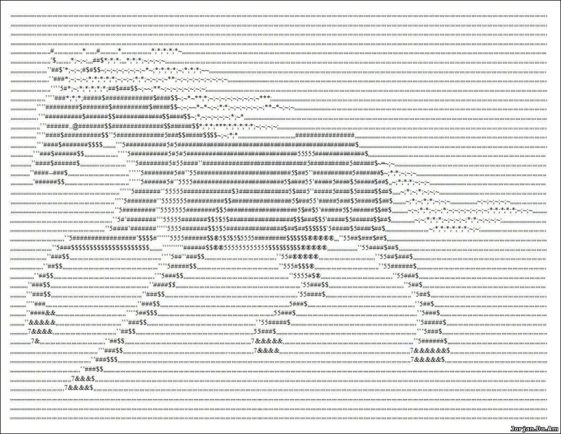 рисунки из знаков