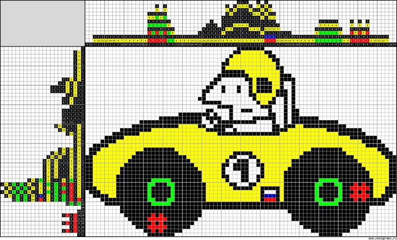 Машина по клеточкам