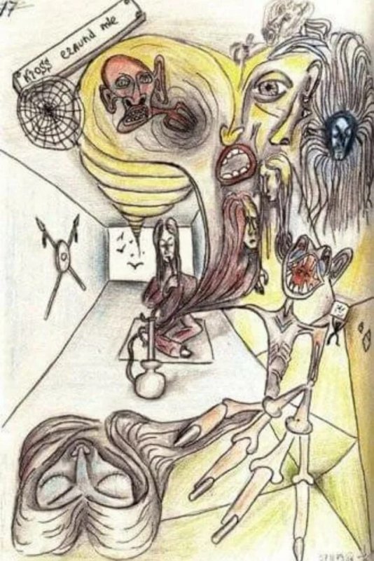 Рисунки душевнобольных