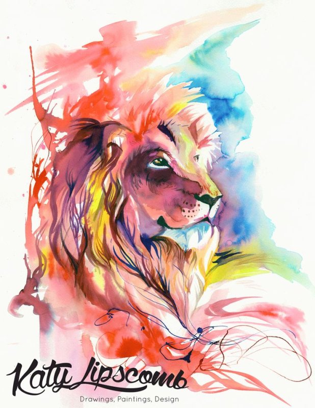 Арт animals Leon