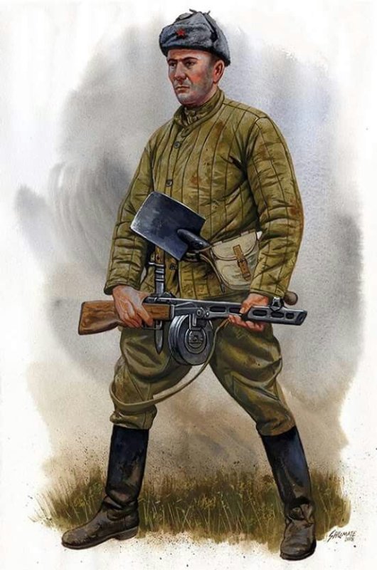Униформа РККА 1941 ватник