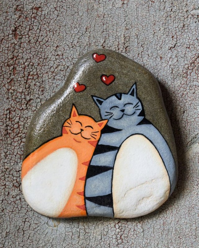 Рисование на камнях