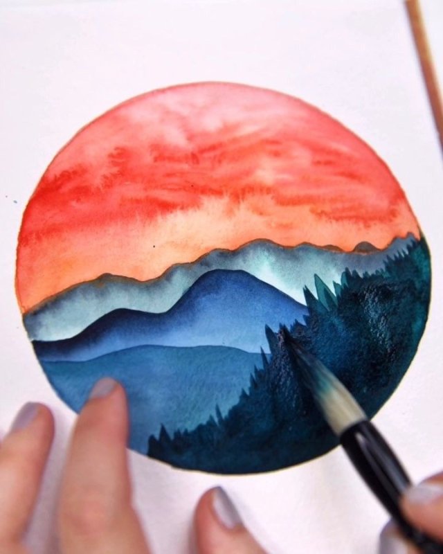 Красивые рисунки красками