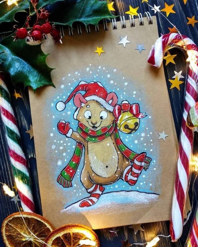 Новогодние рисунки