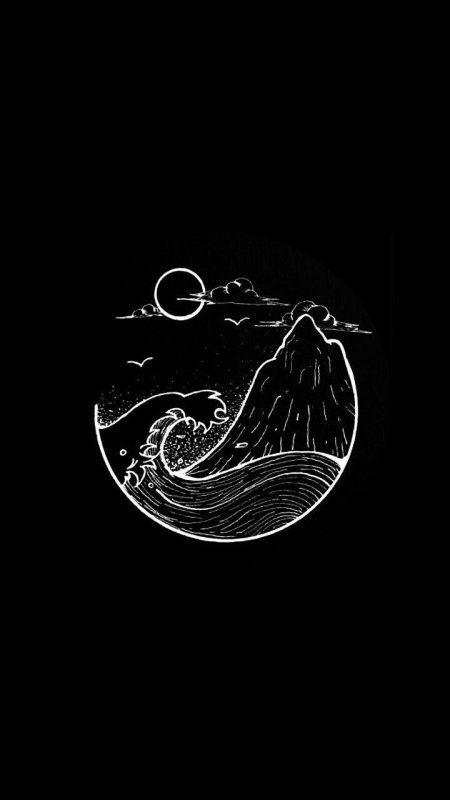 Черный фон картинка