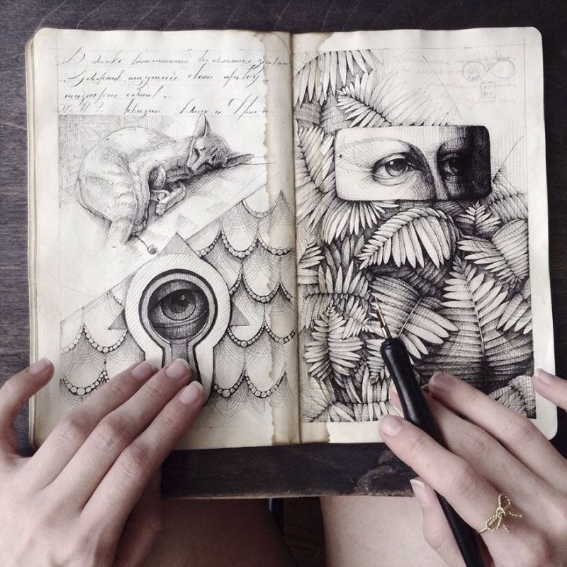 Рисунки для скетчбука