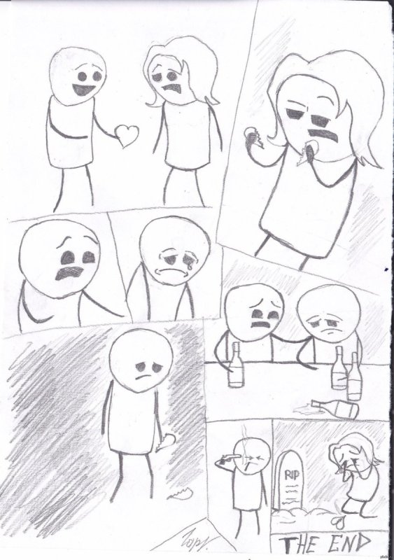Лёгкие рисунки комиксов