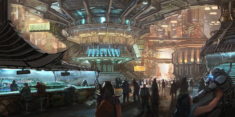 Космопорт Sci Fi