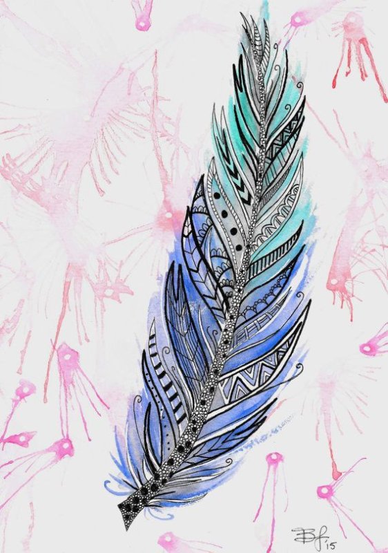 Цветные перья