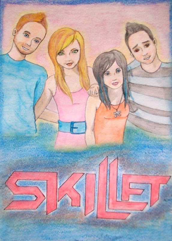 Как нарисовать Skillet
