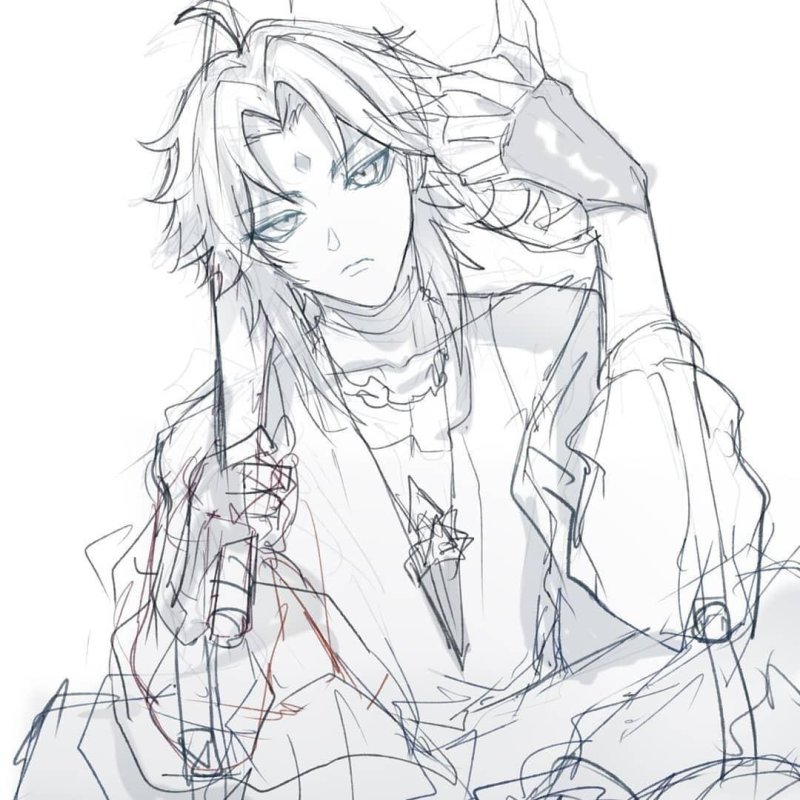 Сяо Геншин контур