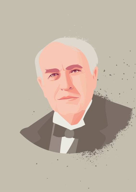 Томас Эдисон портрет