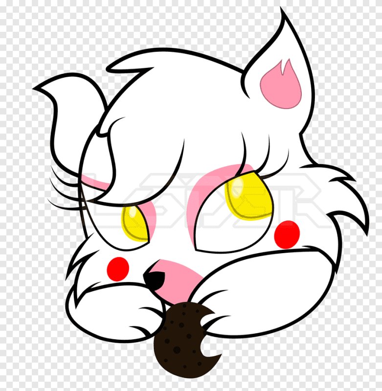 рисунки фнаф мангл