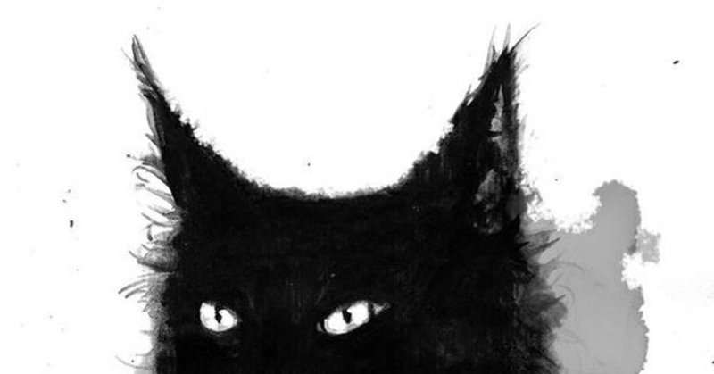 Коты рисунок кляксами