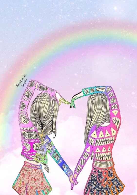 рисунки для подруг