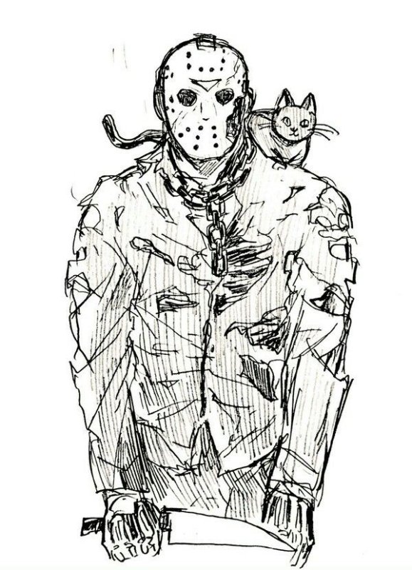 джейсон вурхис эскиз