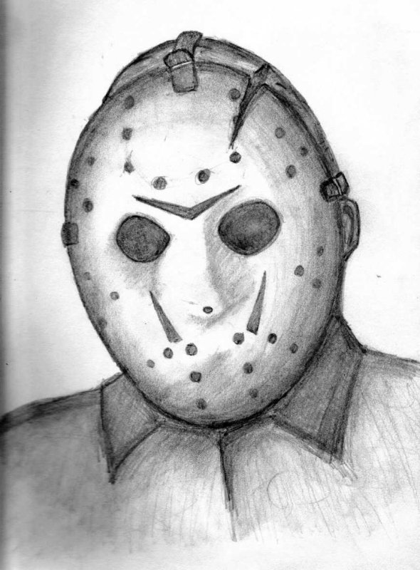 джейсон вурхис рисунок