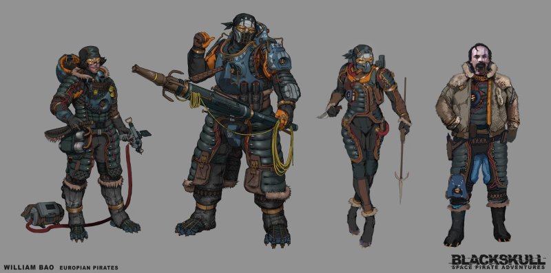 Пират Sci Fi Art