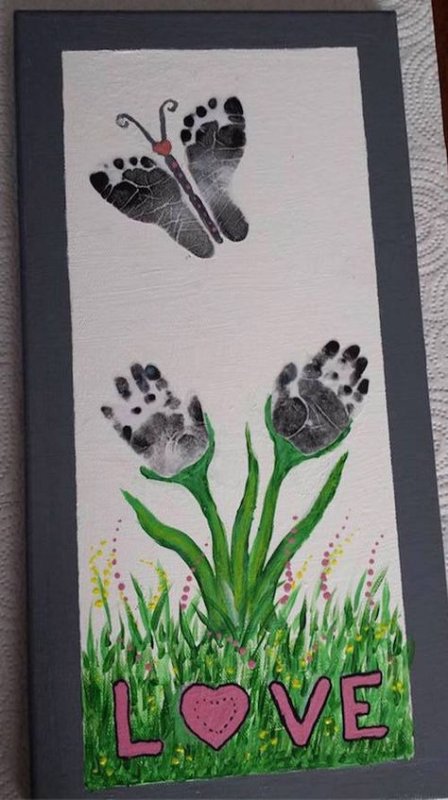 Рисунки из ладошек