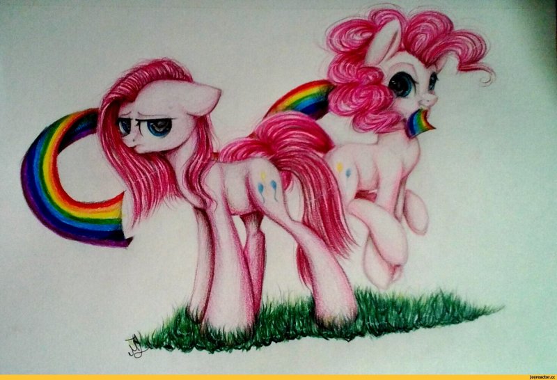 Рисунки для срисовки поняшки