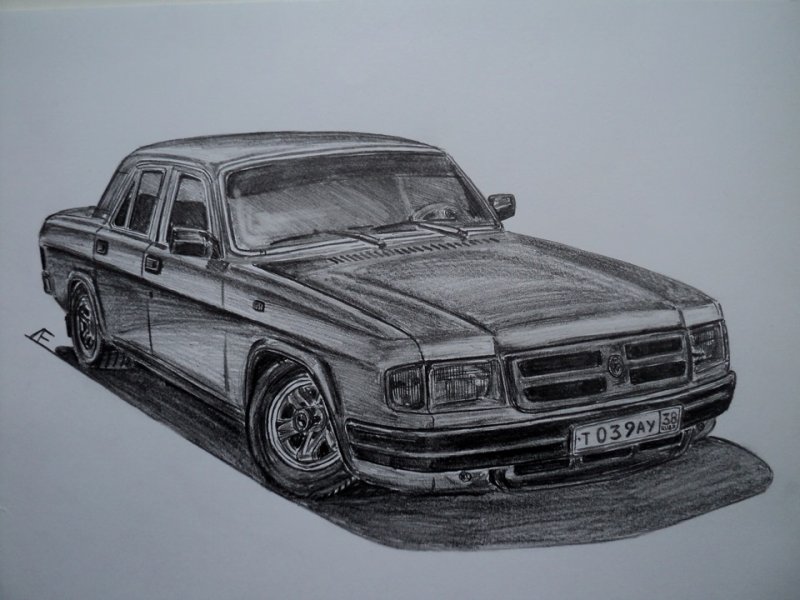 Рисунок ГАЗ 31105 Волга