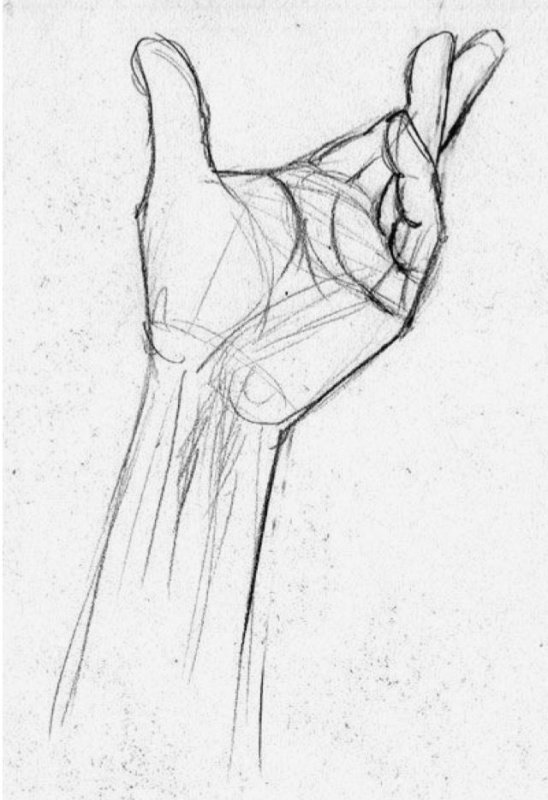 рука для срисовки